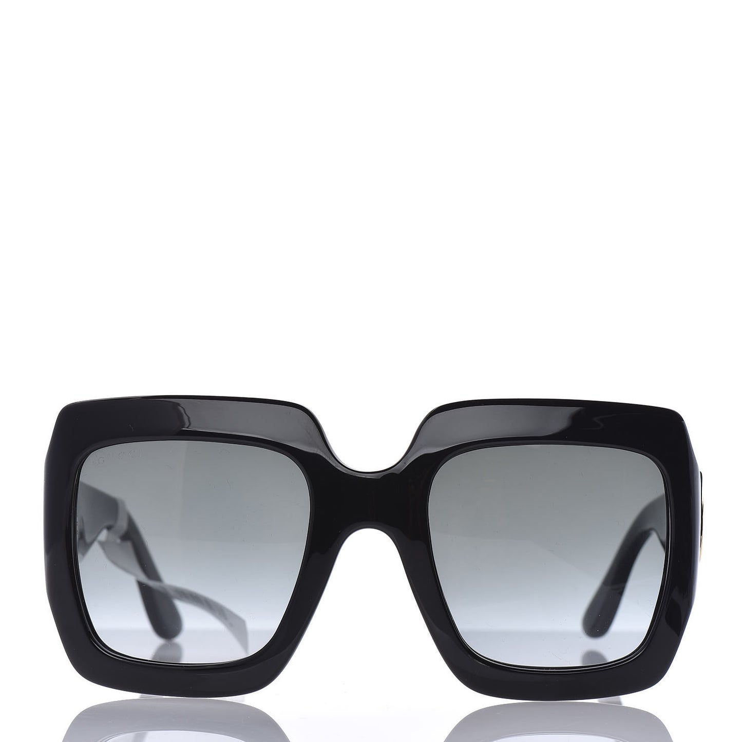 Acetate Square Frame Sunglasses GG0053S Black