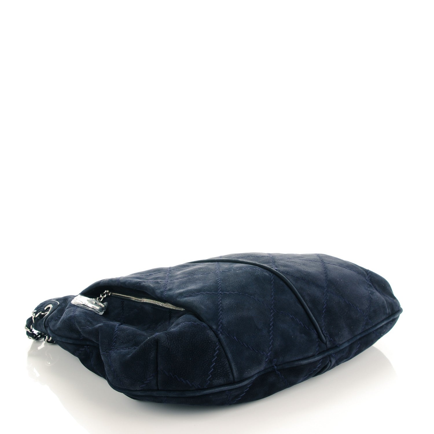 Chanel Suede Ultimate Stitch Hobo Blue 4 of 6