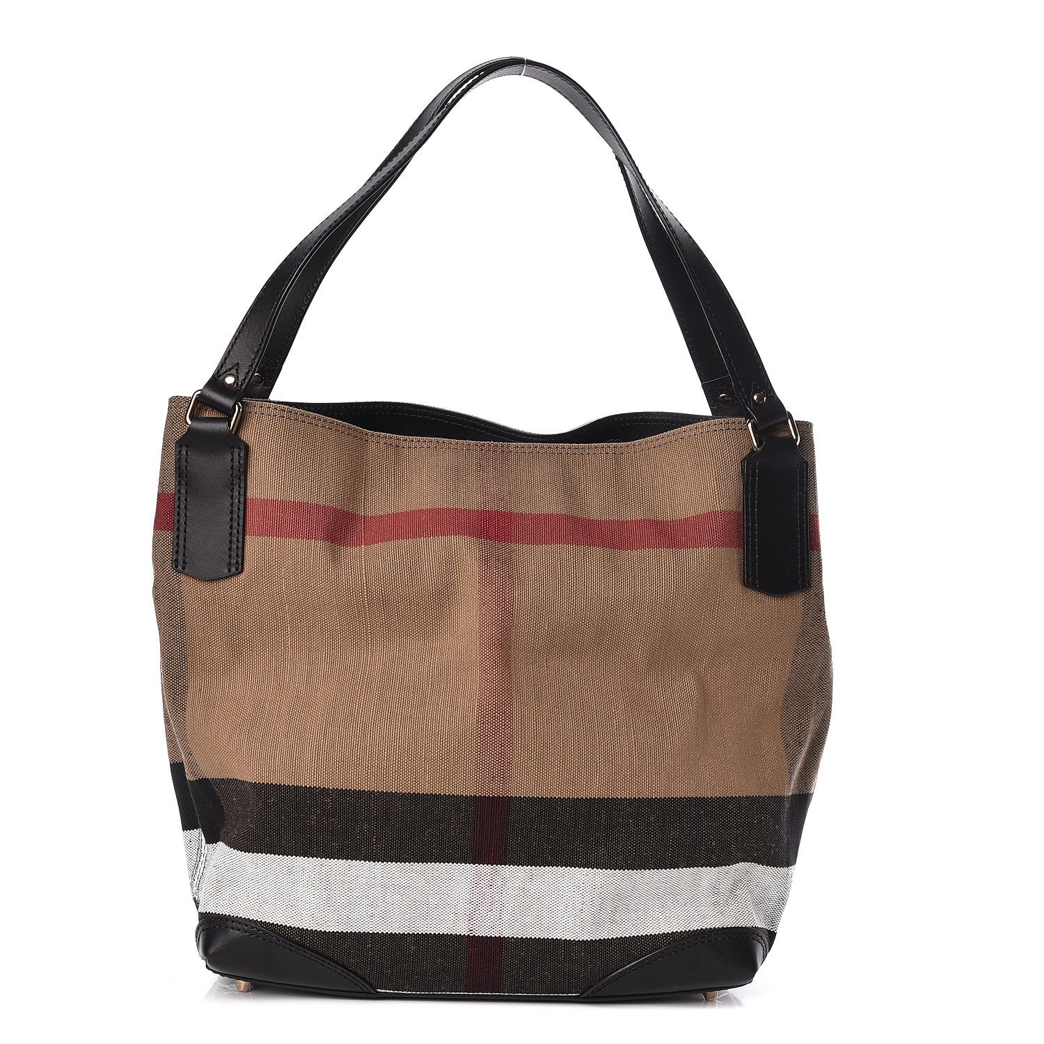 Burberry Canvas Mega Check Medium Maidstone Black 1 of 12