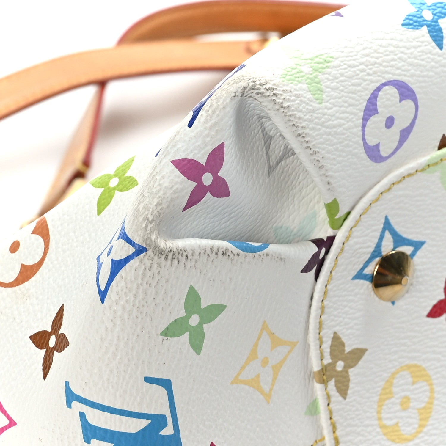 Louis Vuitton Monogram Multicolor Annie MM White 7 of 13