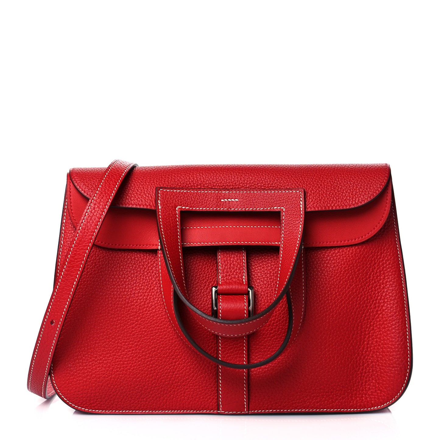 Taurillon Clemence Verso Halzan 31 GM Rouge Casaque Vermillion