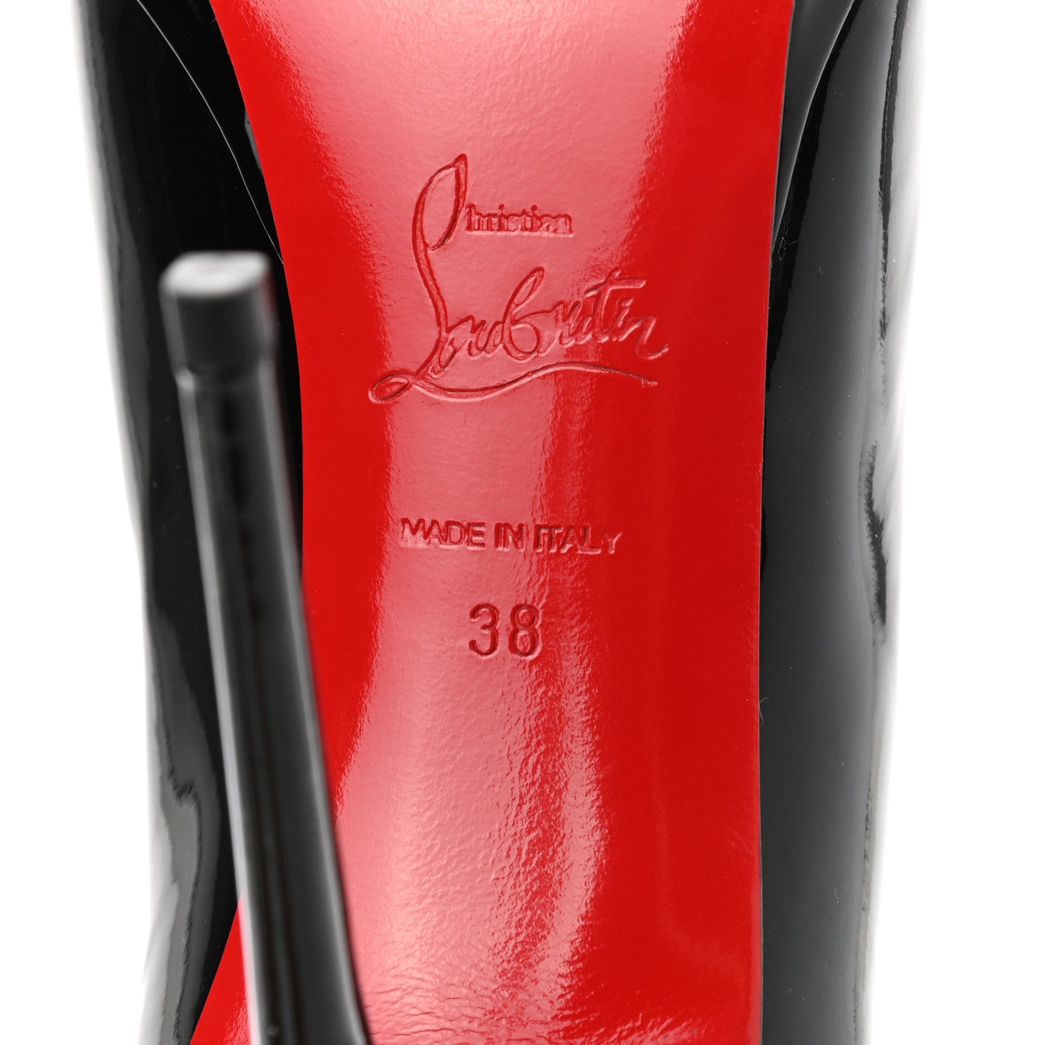 Christian Louboutin Patent Filo 120 Pumps 38 Black 6 of 12
