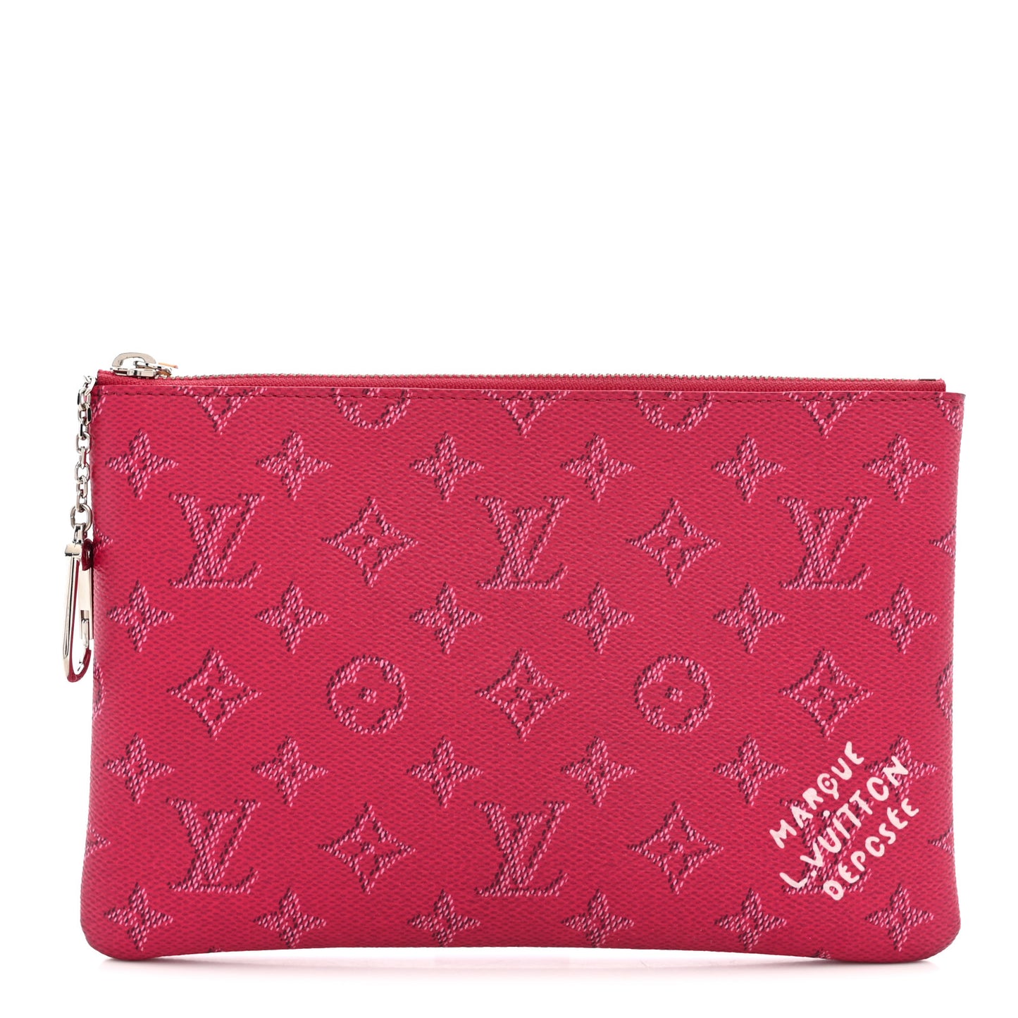 Monogram Heritage Key Pouch M Pondicherry Pink