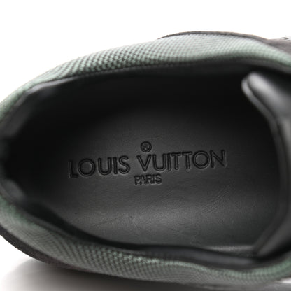 Louis Vuitton Suede Calfskin Dream On Low Top Sneakers 9 Black Green 6 of 12