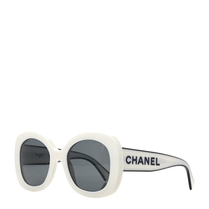 Chanel Acetate Sunglasses 71414 White 1 of 8