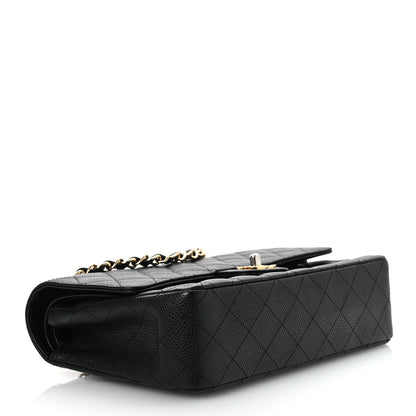 Chanel Caviar Quilted Medium Double Flap Black 4 of 16