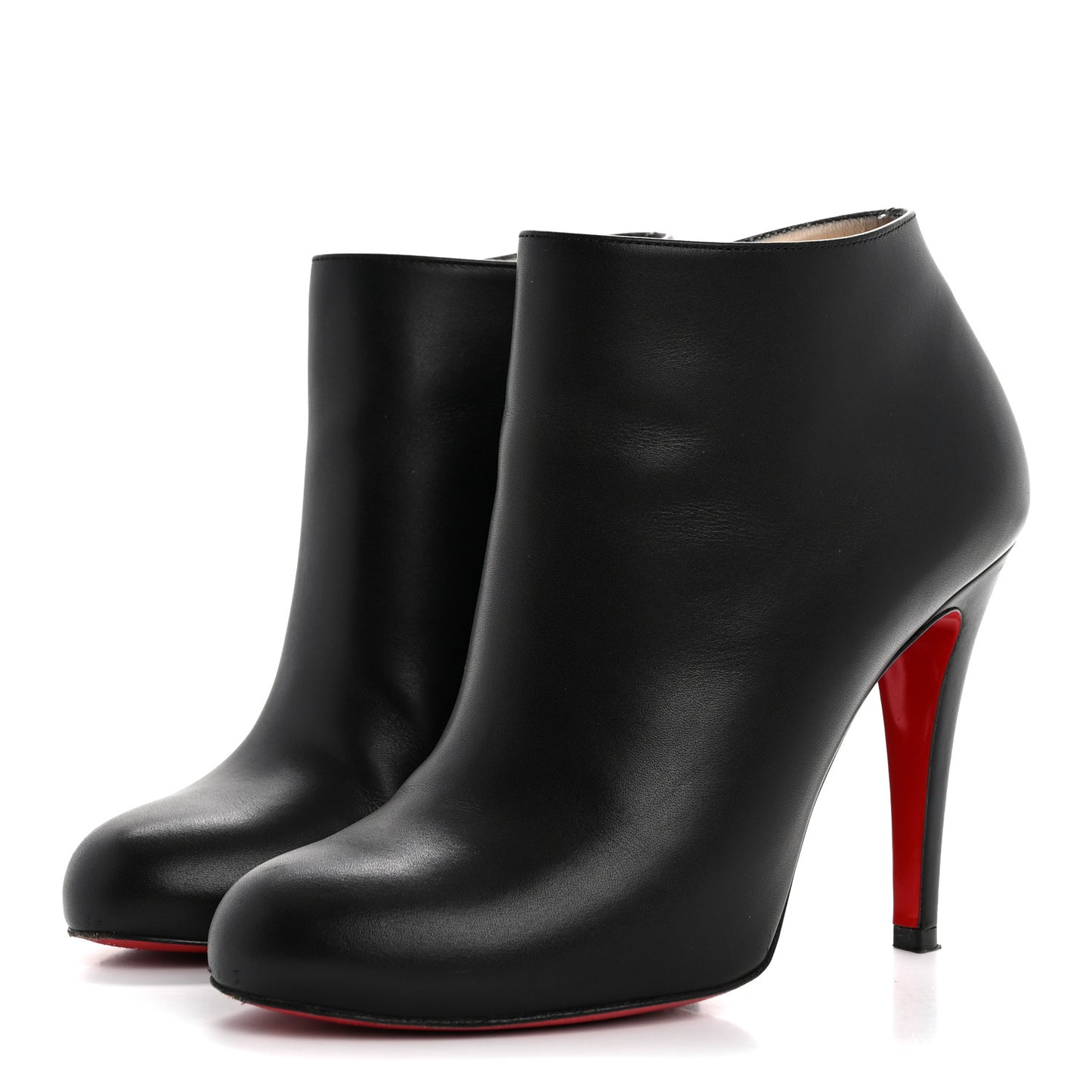 Calfskin Belle 100 Ankle Boots 37 Black