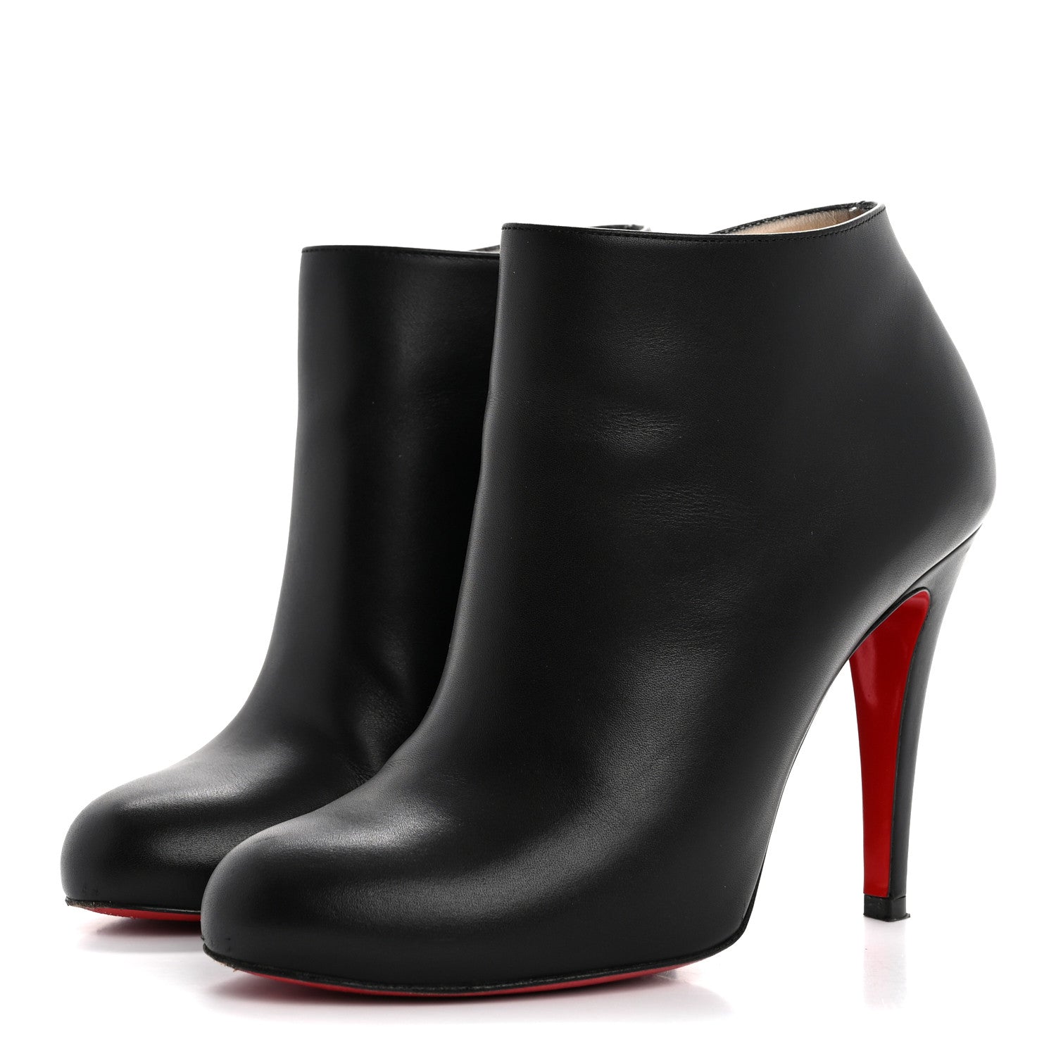 Christian Louboutin Calfskin Belle 100 Ankle Boots 37 Black 4 of 12