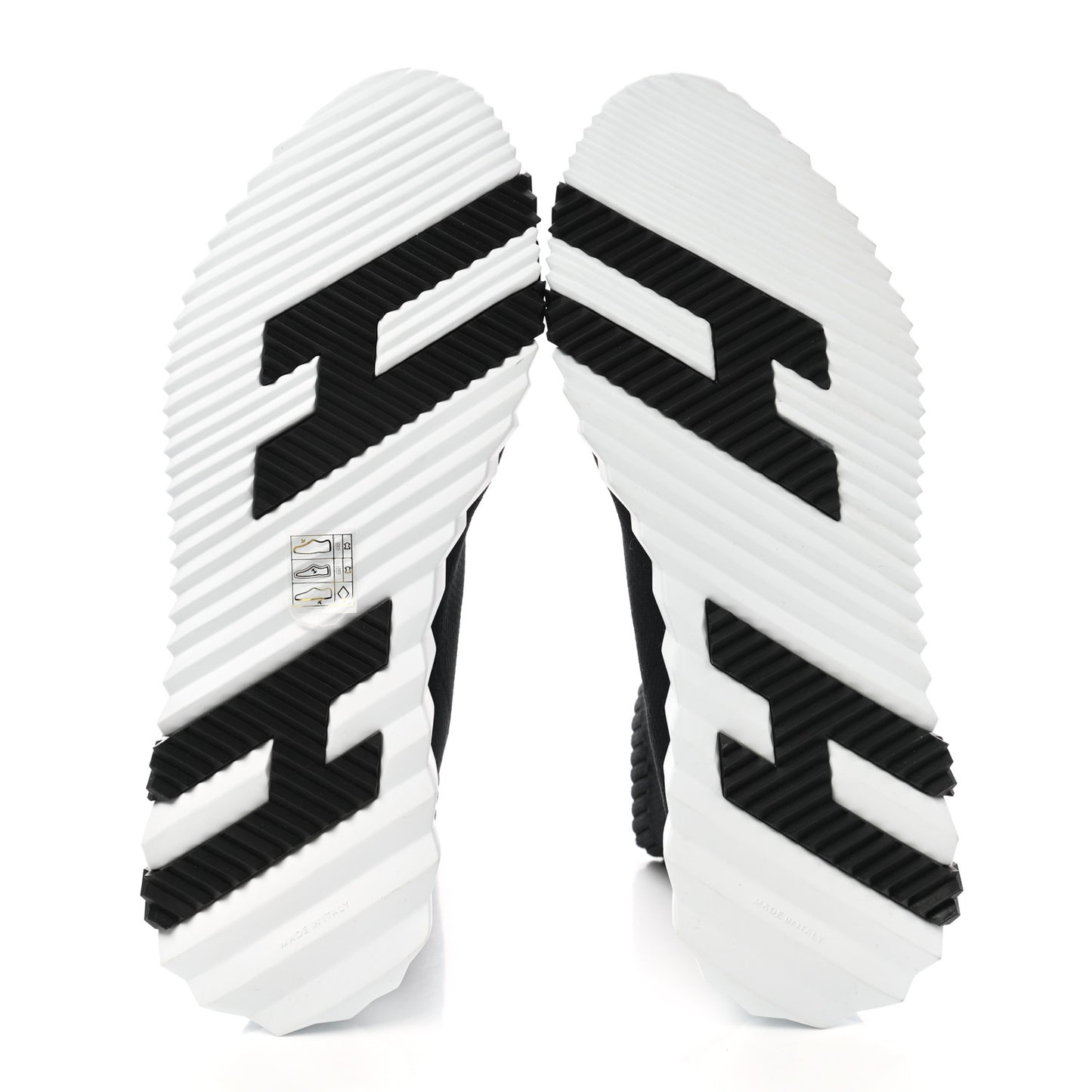 Technical Canvas Goatskin Fun Sneakers 39 Black White