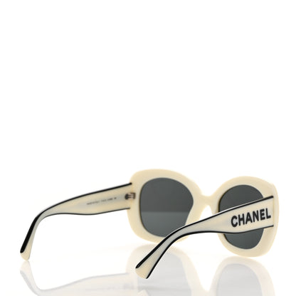 Chanel Acetate Sunglasses 71414A White 4 of 7
