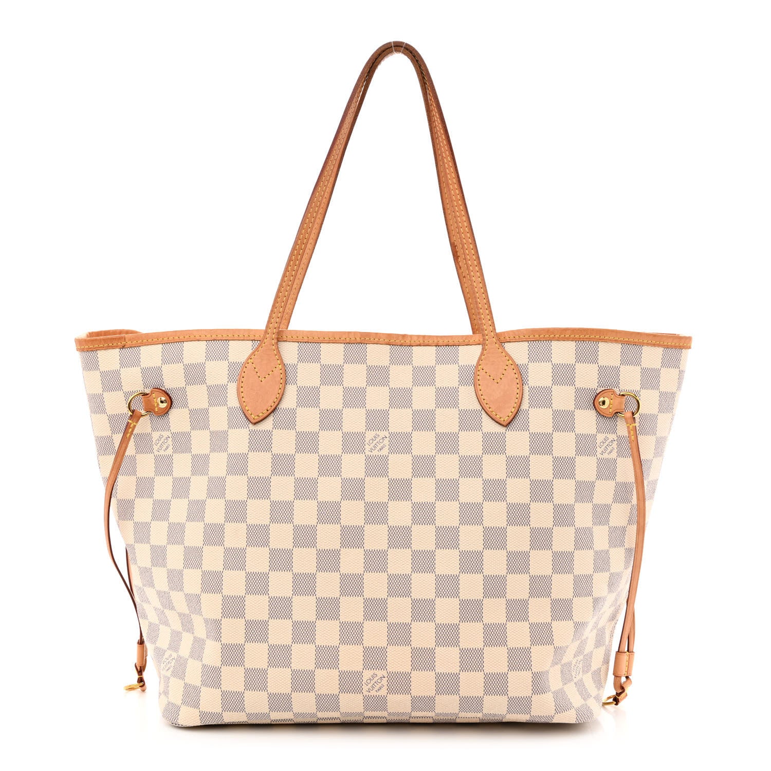 Louis Vuitton Damier Azur Neo Neverfull MM Rose Ballerine 3 of 13