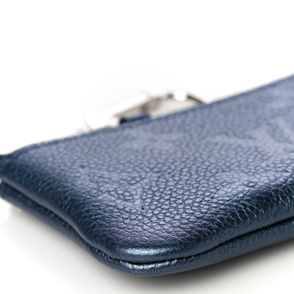 Louis Vuitton Metallic Empreinte Monogram Giant Key Pouch Navy Nacre 8 of 12