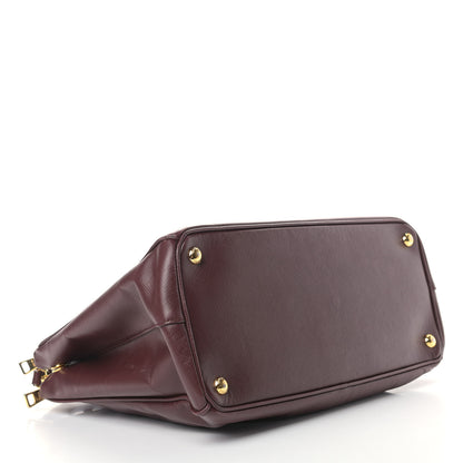 Prada Saffiano Medium Galleria Double Zip Tote Granato 3 of 19