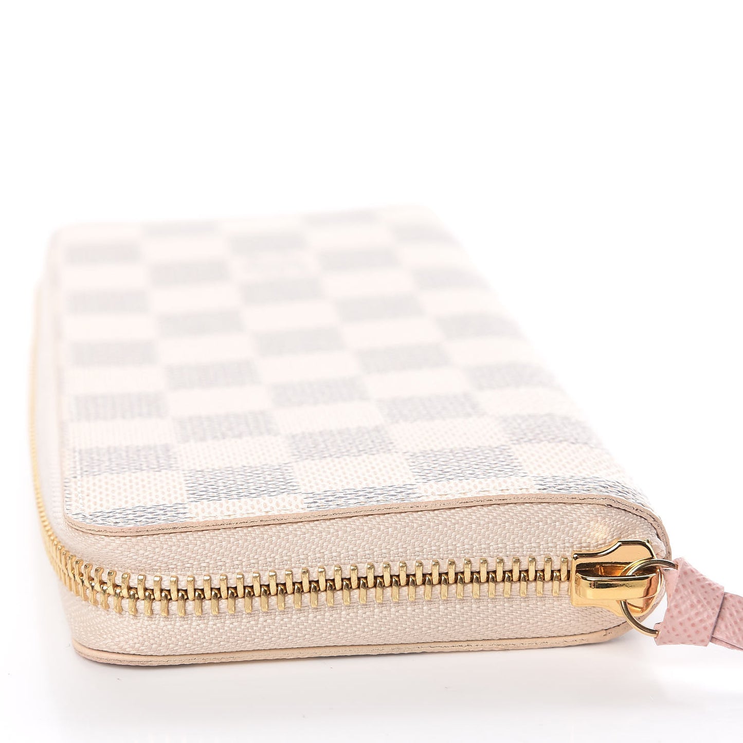 Damier Azur Clemence Wallet Rose Ballerine