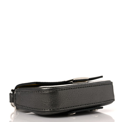 Fendi Cuoio Romano Lux Nano Baguette Charm Graphite 4 of 8