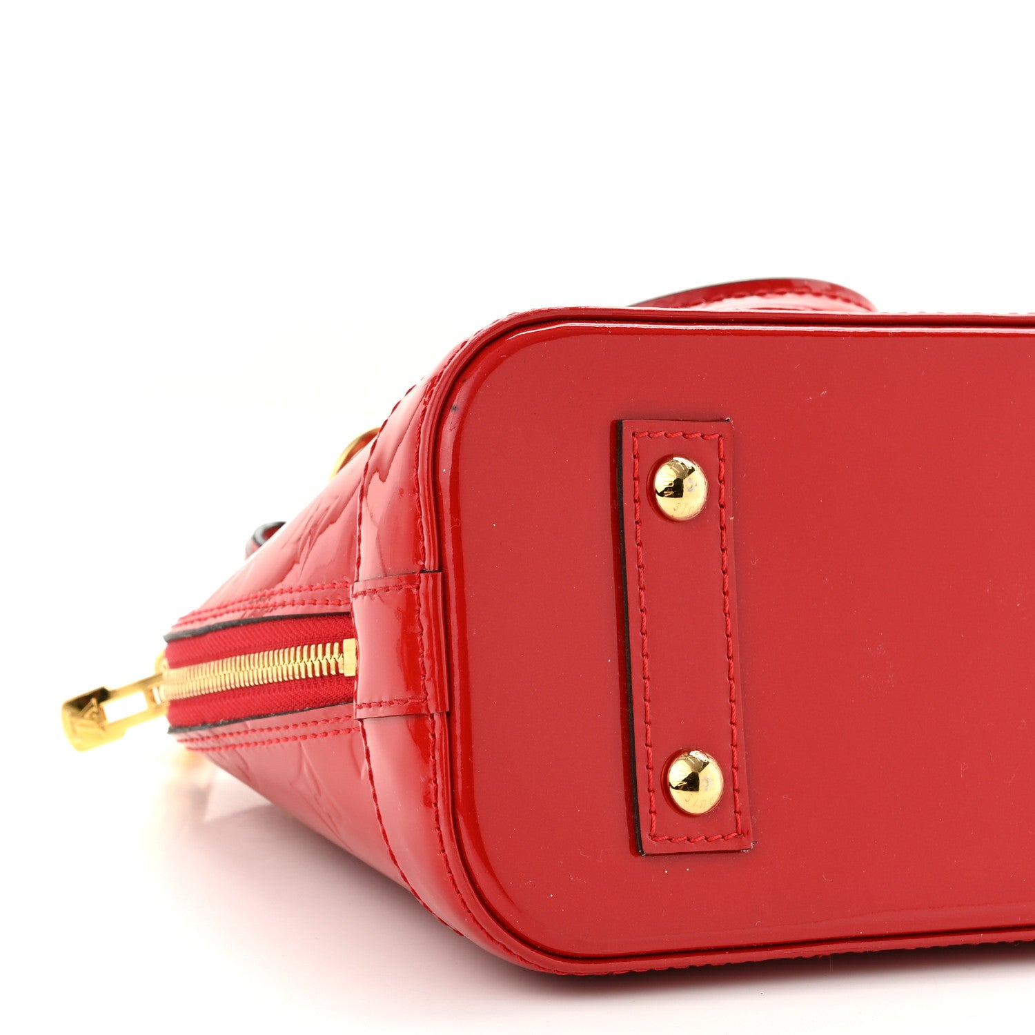 Louis Vuitton Vernis Alma BB Rouge Grenadine 10 of 12