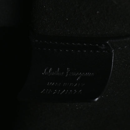 Salvatore Ferragamo Calfskin Travel Tote Black 7 of 10