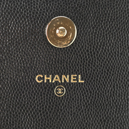 Chanel Caviar Quilted Crystal CC Airpods Pro and Phone Case With Chain Black 7 of 10