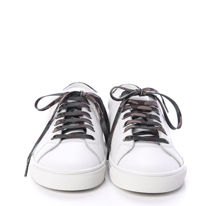Saint Laurent Calfskin Camouflage Womens Andy Low Top Sneakers 35.5 Optic White 2 of 7