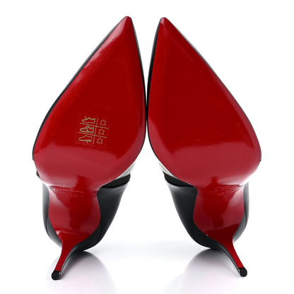 Christian Louboutin Calfskin Chelsea Chick 100 Stiletto Boots 39 Black 5 of 8
