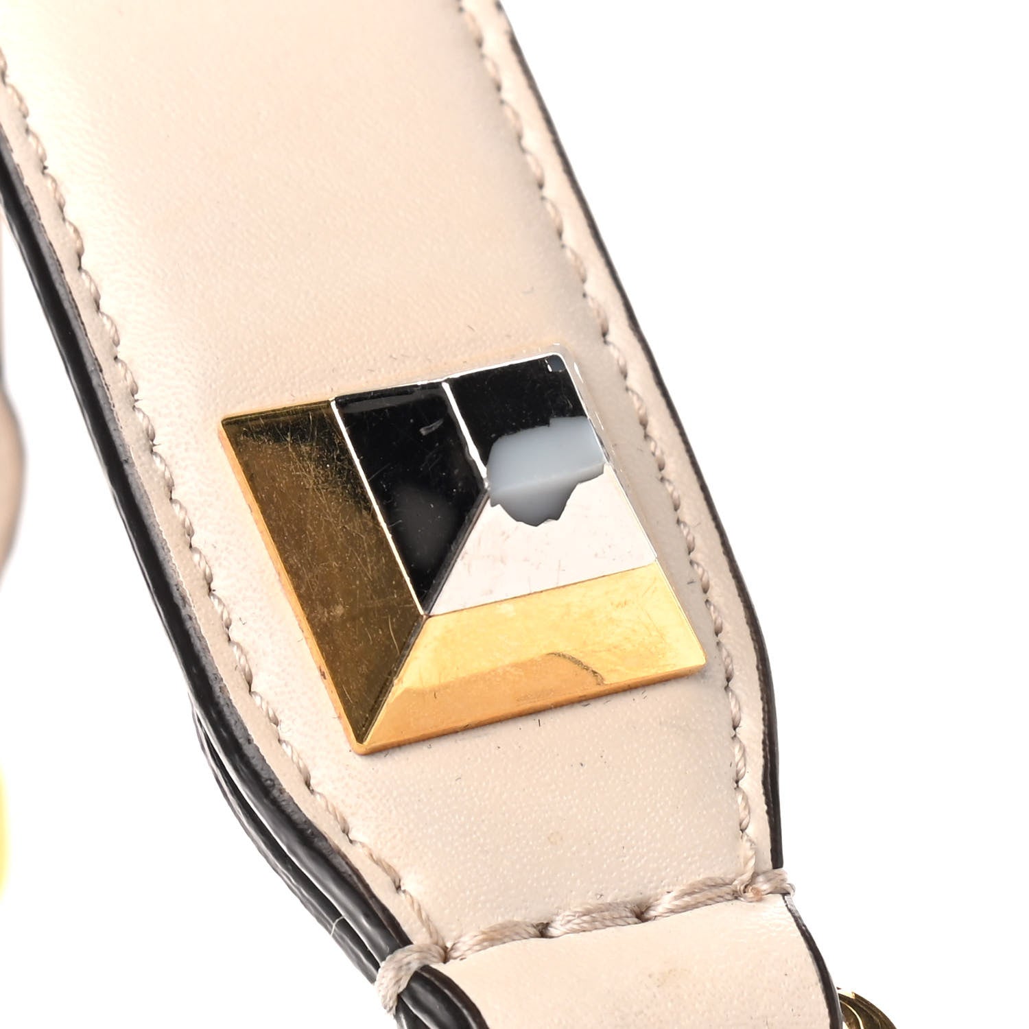 Fendi Vitello Liberty FF 1974 Embossed Kan I Shoulder Bag Camelia 15 of 22