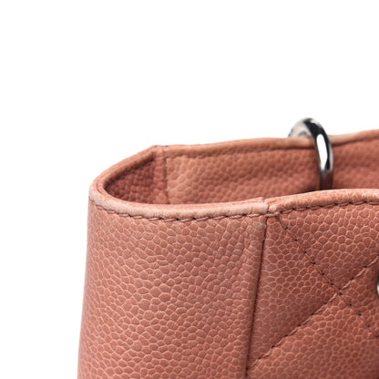 Chanel Caviar Quilted Petit Shopping Tote PST Pink 16 of 22