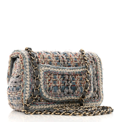 Chanel Tweed Braided Mini Rectangular Flap Multicolor 3 of 11