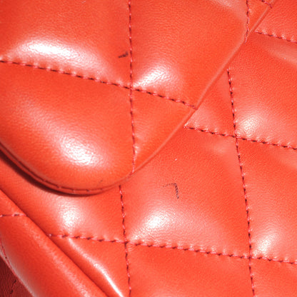 Chanel Lambskin Jumbo Double Flap Red 10 of 10