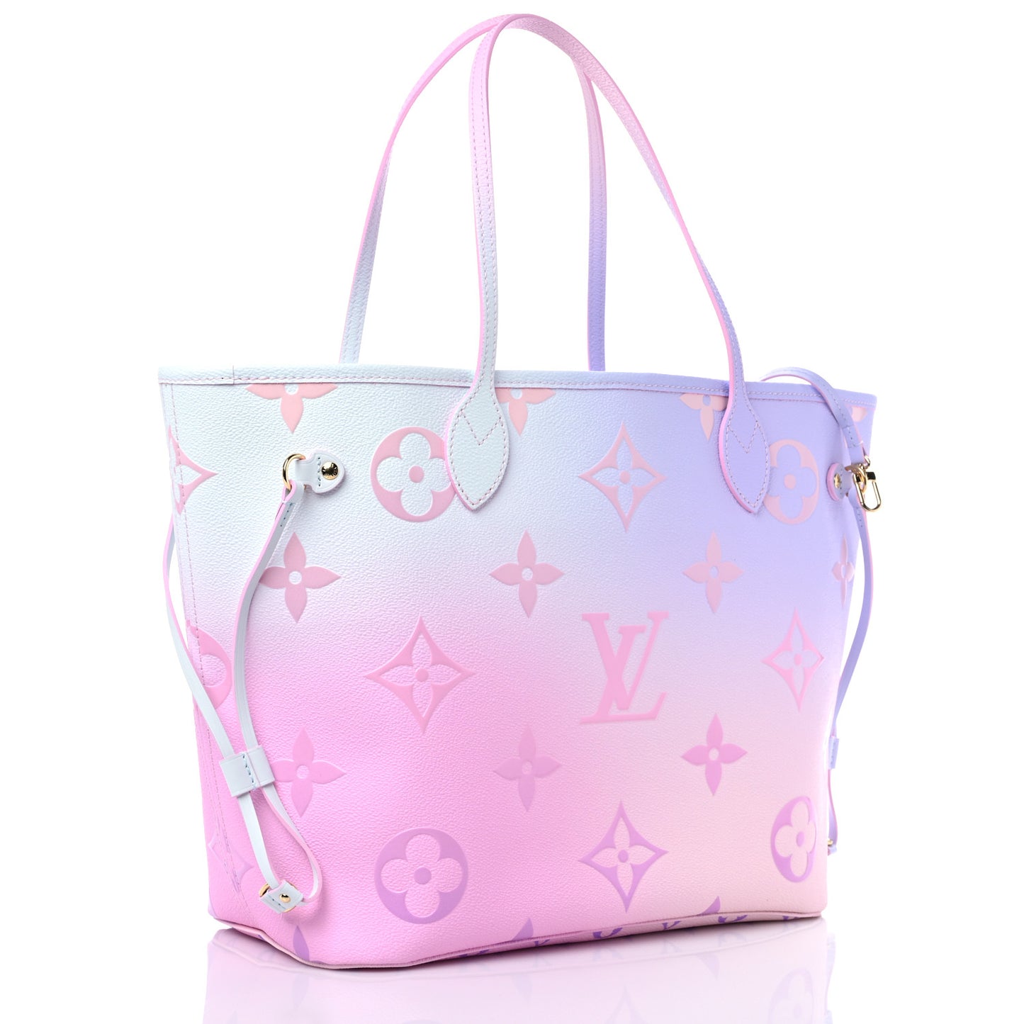 Monogram Giant Spring In The City Neverfull MM Sunrise Pastel
