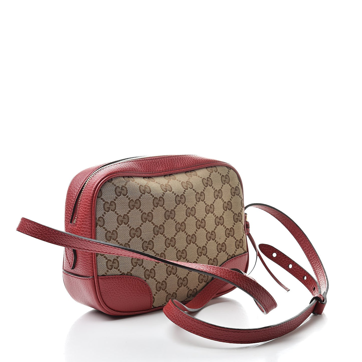 Monogram Mini Bree Messenger Bag Red