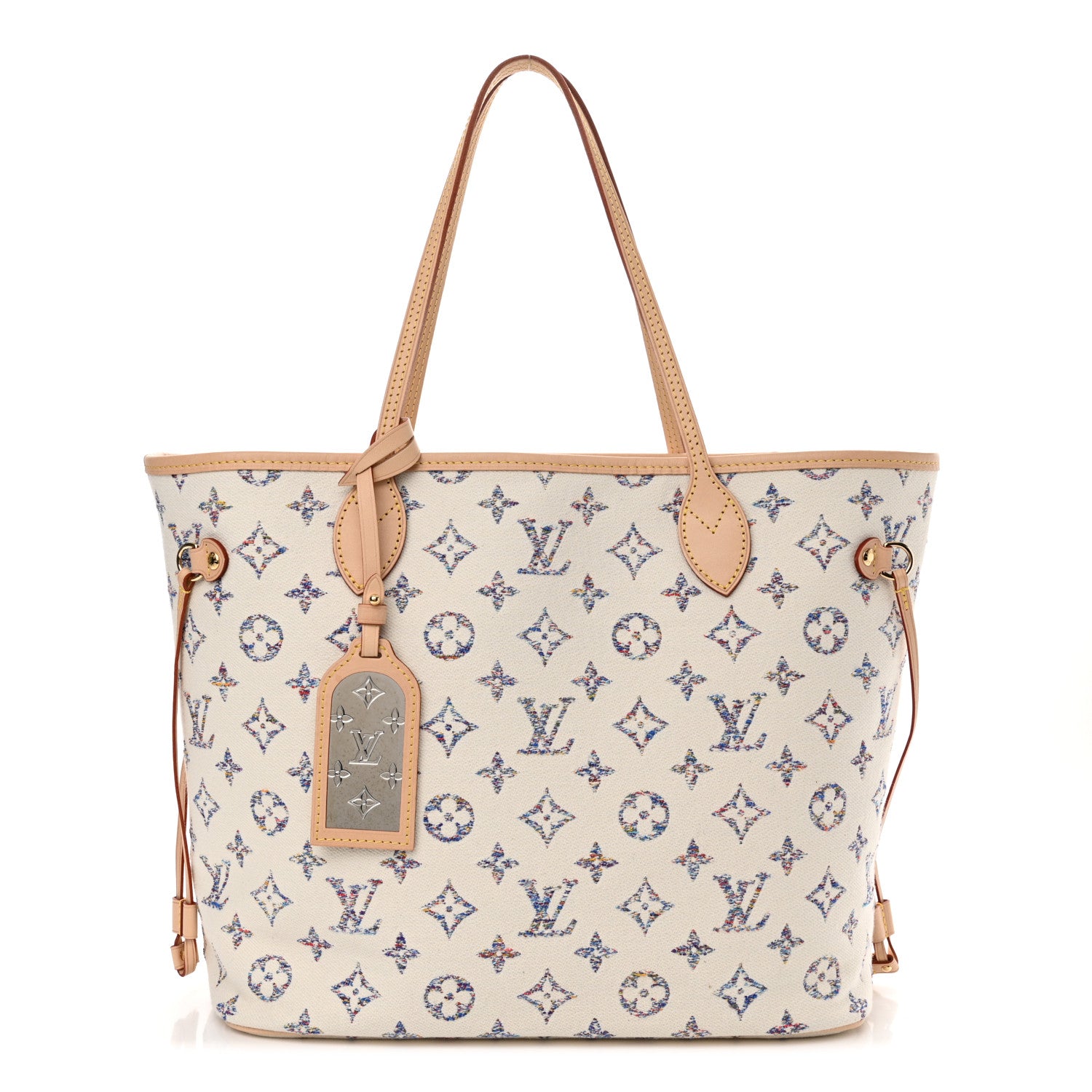 Louis Vuitton Monogram Jacquard Neverfull MM Multicolor Beige 1 of 10