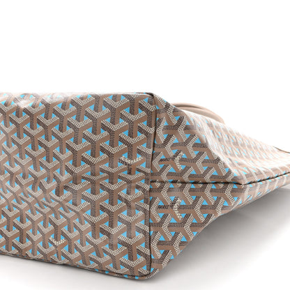 Goyard Goyardine Saint Louis Claire Voie GM Grege Turquoise 11 of 11