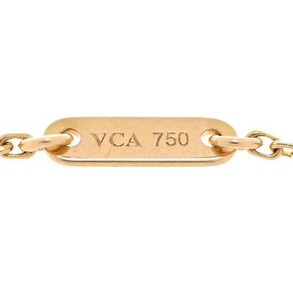 Van Cleef & Arpels 18K Yellow Gold Mother of Pearl Sweet Alhambra Bracelet 5 of 6