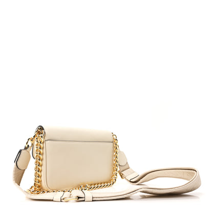 Marc Jacobs Calfskin The J Marc Shoulder Bag Cloud White 3 of 10