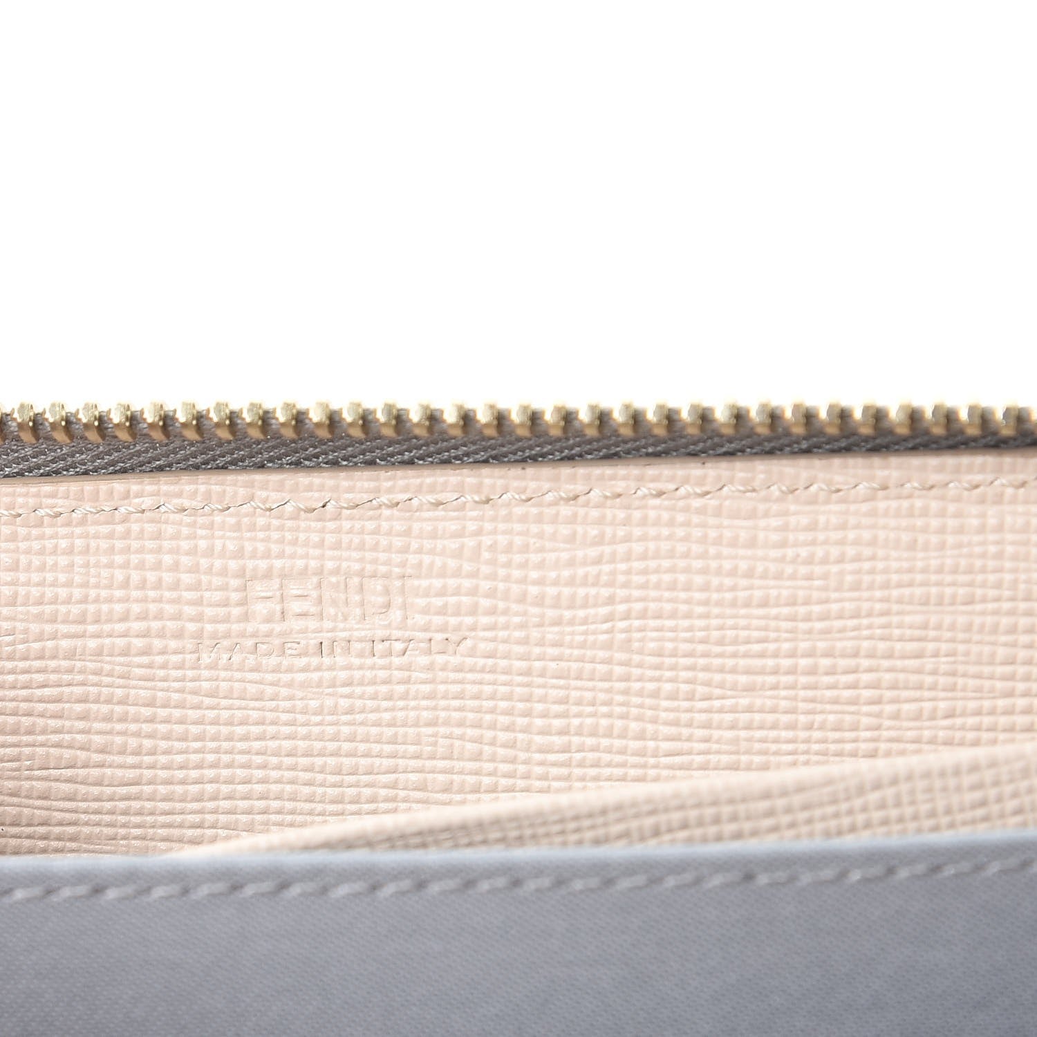 Fendi Vitello Elite Monster Eyes Studded Zip Around Wallet Ghiaccio Black Multicolor 6 of 8