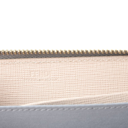Fendi Vitello Elite Monster Eyes Studded Zip Around Wallet Ghiaccio Black Multicolor 6 of 8
