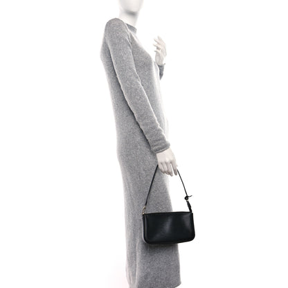 Louis Vuitton Epi Pochette Accessories NM Black 2 of 11
