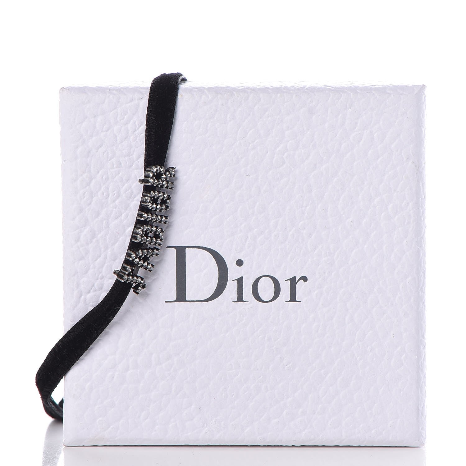 Christian Dior Velvet Crystal J’Adior Choker Necklace Black 6 of 6