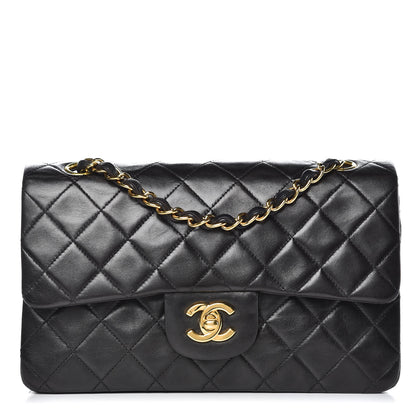 Chanel Lambskin Quilted Small Double Flap Black 1 of 13