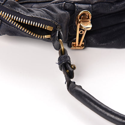 Chloe Sheepskin Stitched Medium Paraty Navy 14 of 14