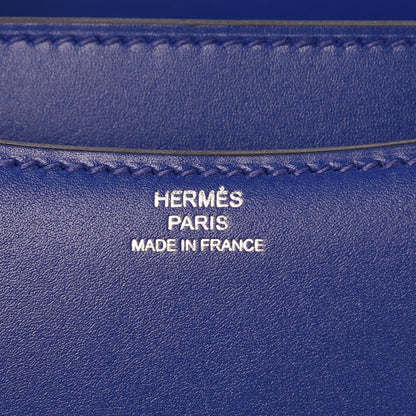 Hermes Tadelakt Constance 18 Bleu Electrique 6 of 8