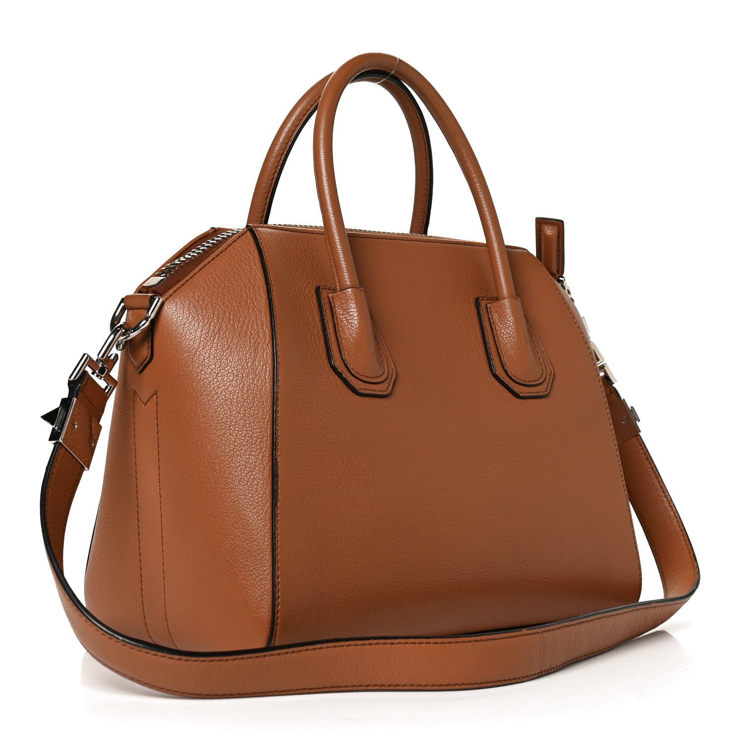 Givenchy Sugar Goatskin Small Antigona Cognac 3 of 10