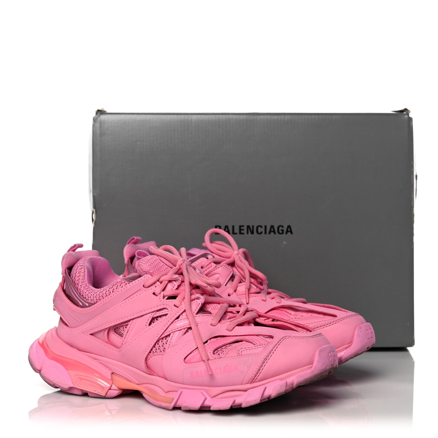 Mesh Nylon Womens Track Sneakers 42 Pink