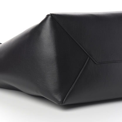 Celine Calfskin Large Clasp Cabas Black 7 of 8