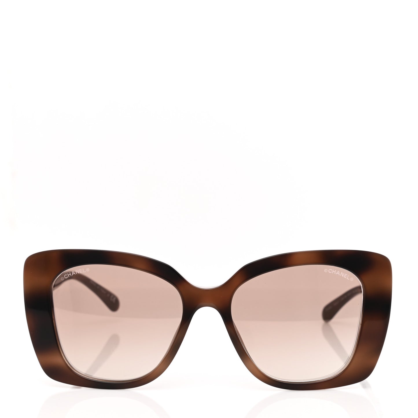 Acetate Strass Square Sunglasses 5422-B Tortoise