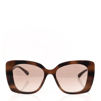 Chanel Acetate Strass Square Sunglasses 5422-B Tortoise 2 of 6