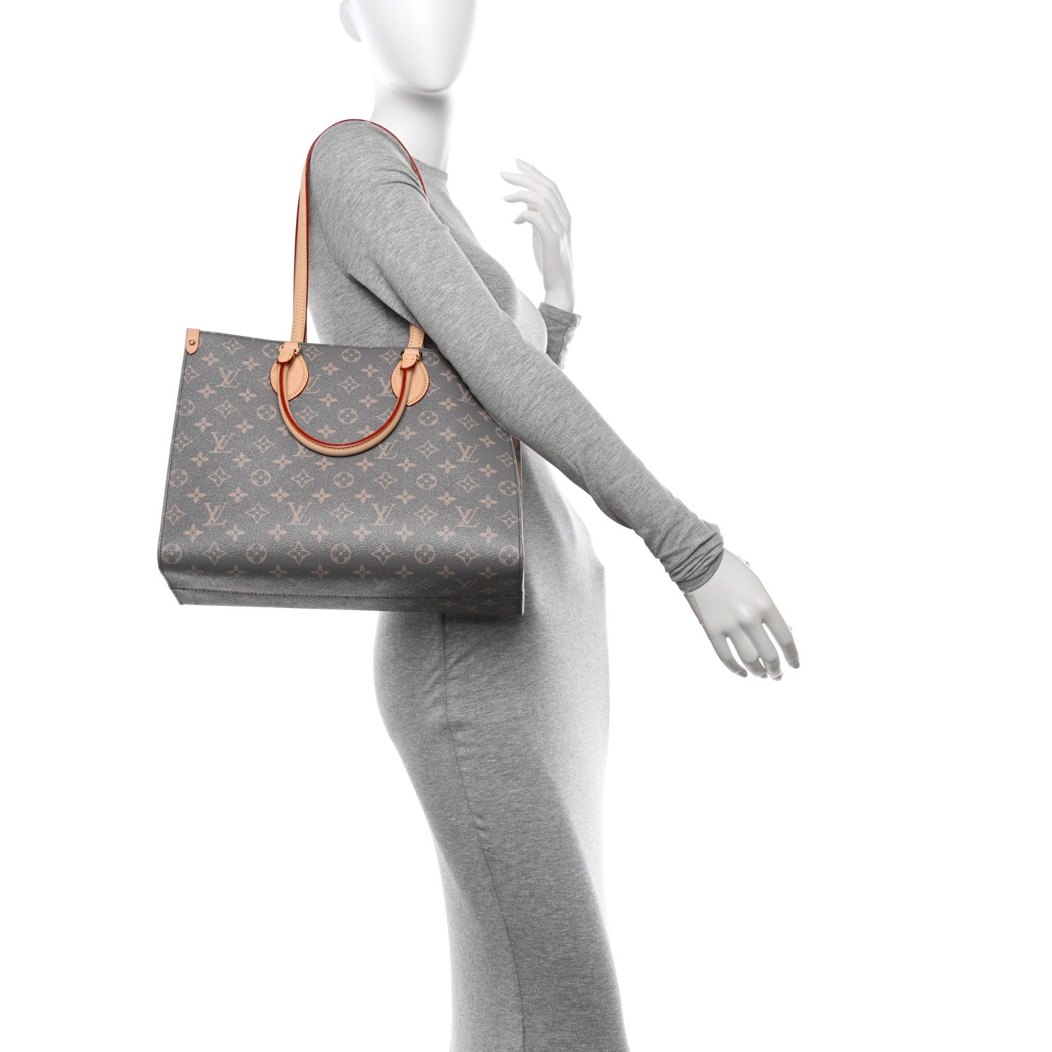 Louis Vuitton Onthego MM Trianon Grey 2 of 9