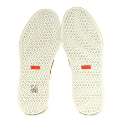 Hermes Suede Calfskin Mens Game Slip On Sneakers 42 Beige Albâtre 5 of 9