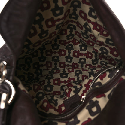 Gucci Guccissima Medium Indy Top Handle Hobo Black 5 of 12