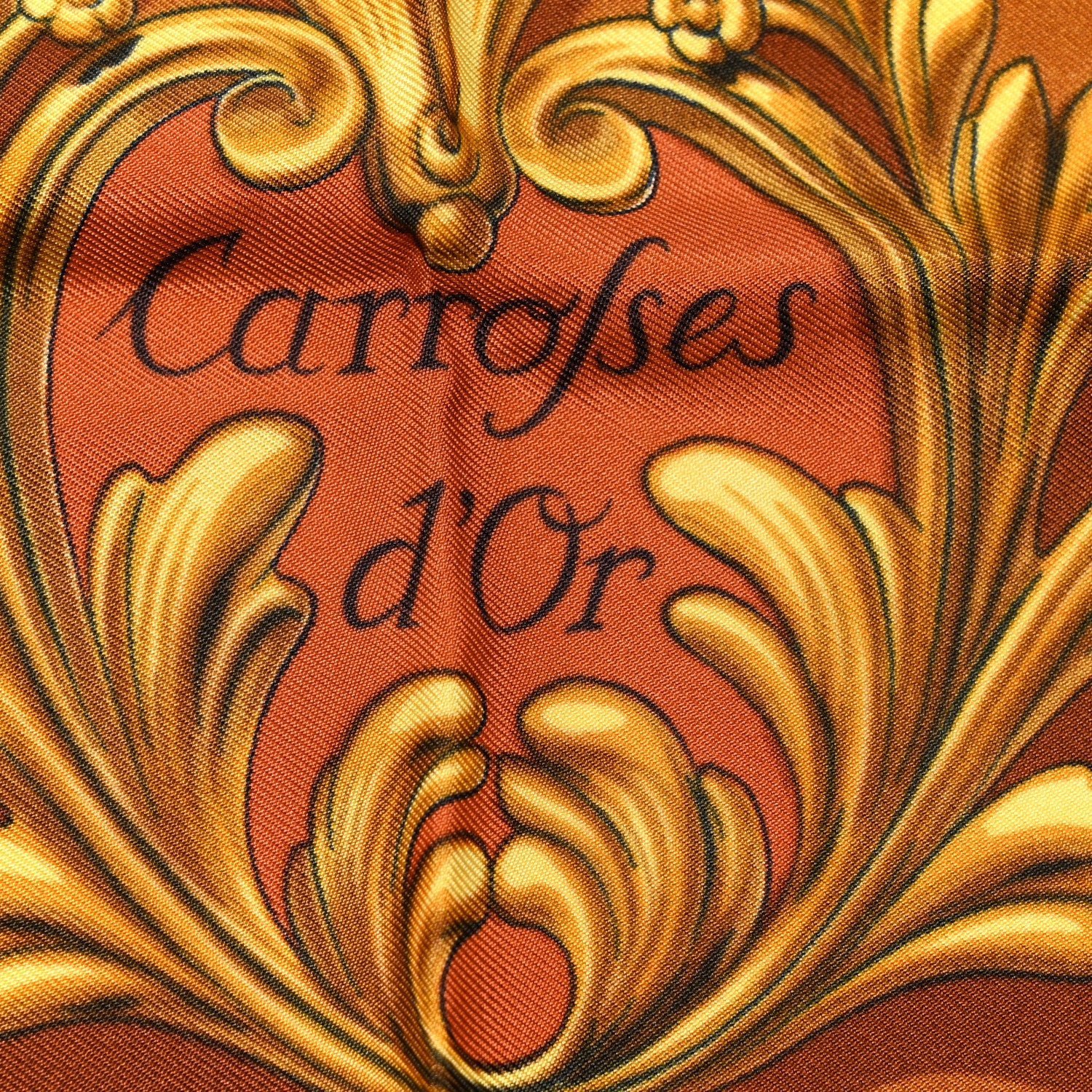 Hermes Silk Carrosses D’Or Scarf 90 3 of 3